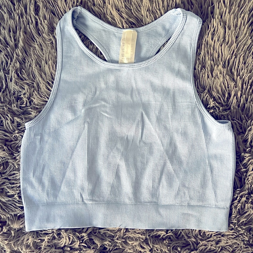 Bella Movement Racer Back Work Out Crop Tank women’s L/XL